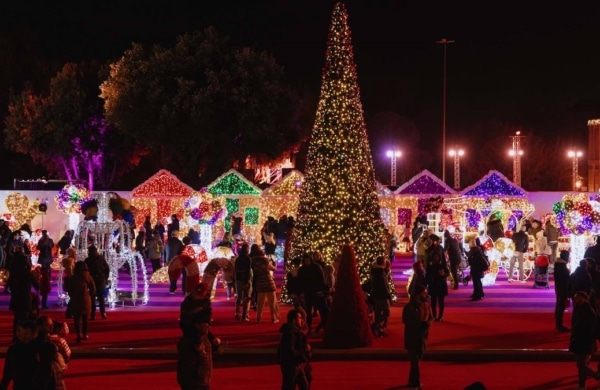 Christmas World à la Villa Borghese à Rome