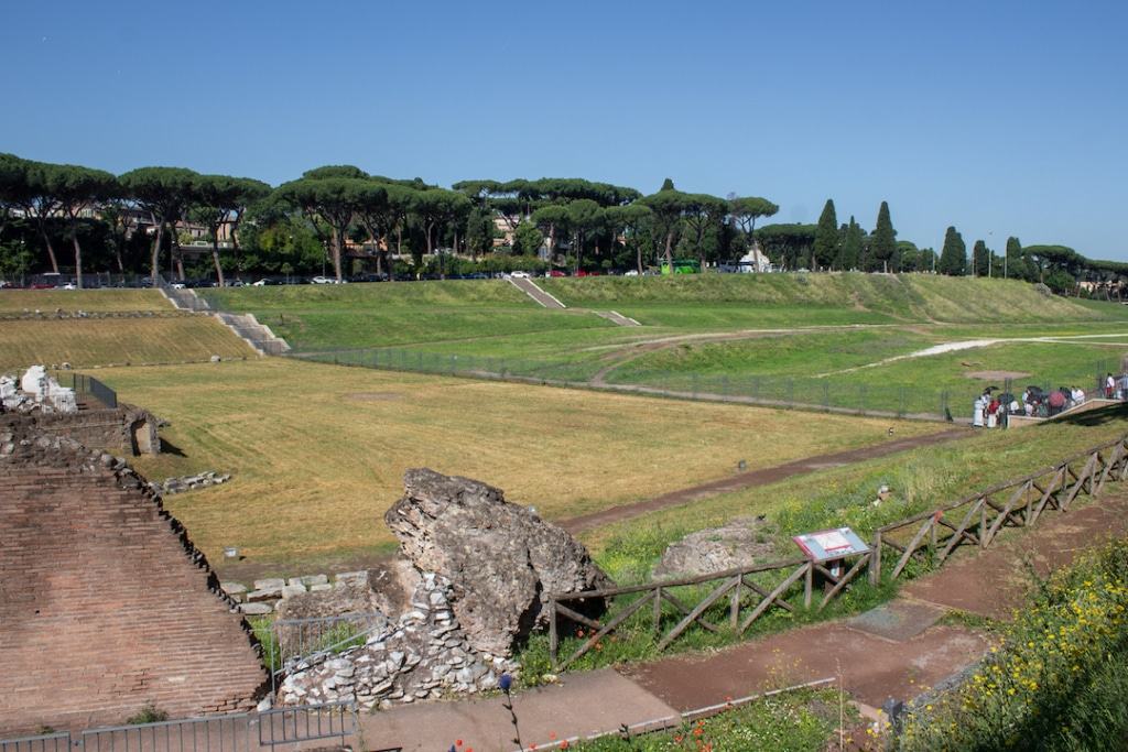 Étendue du Circo Massimo à Rome