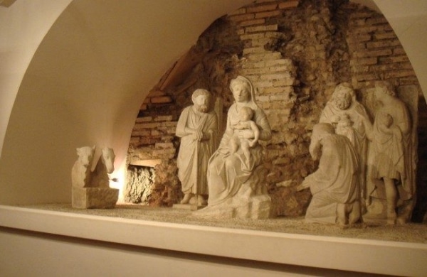 Crèche de la Basilique Sainte Marie Majeure à Rome