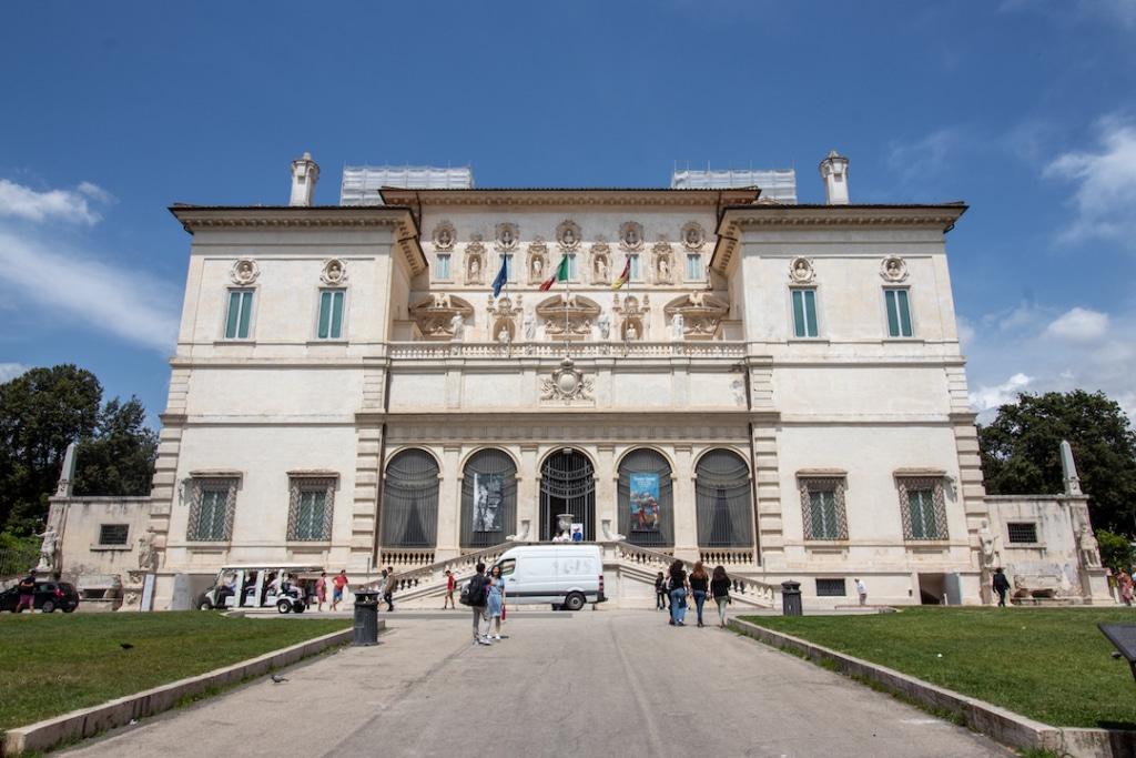 Extérieur de la Galerie Borghese à Rome