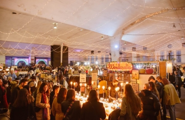 Marché de Noël couvert Giftland à Rome