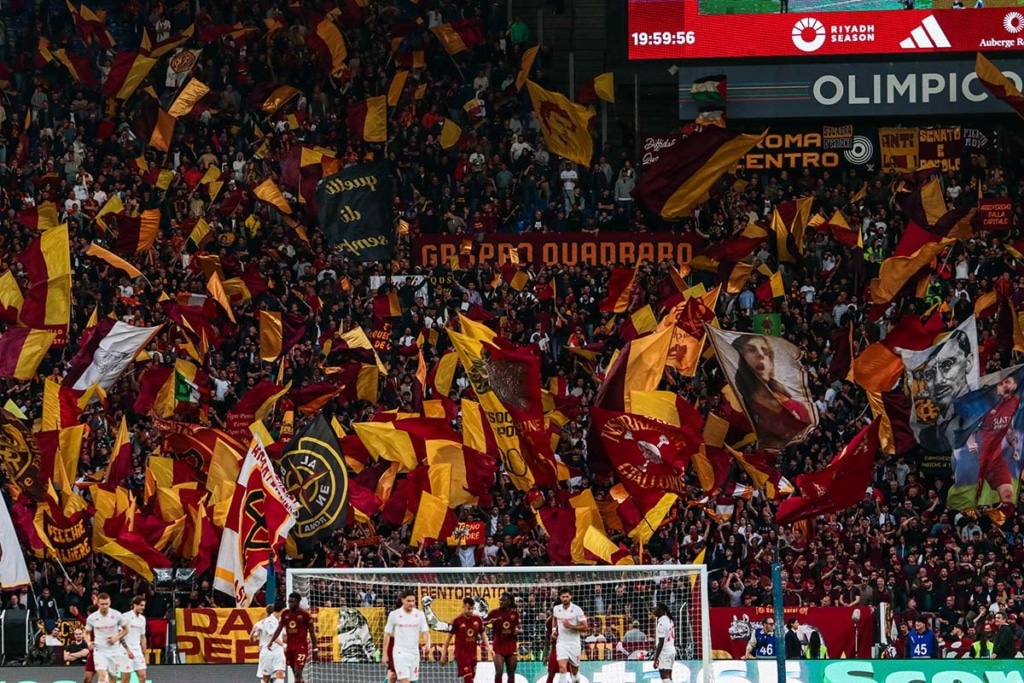 Match de foot AS Roma - Curva Sud Stadio Olimpico
