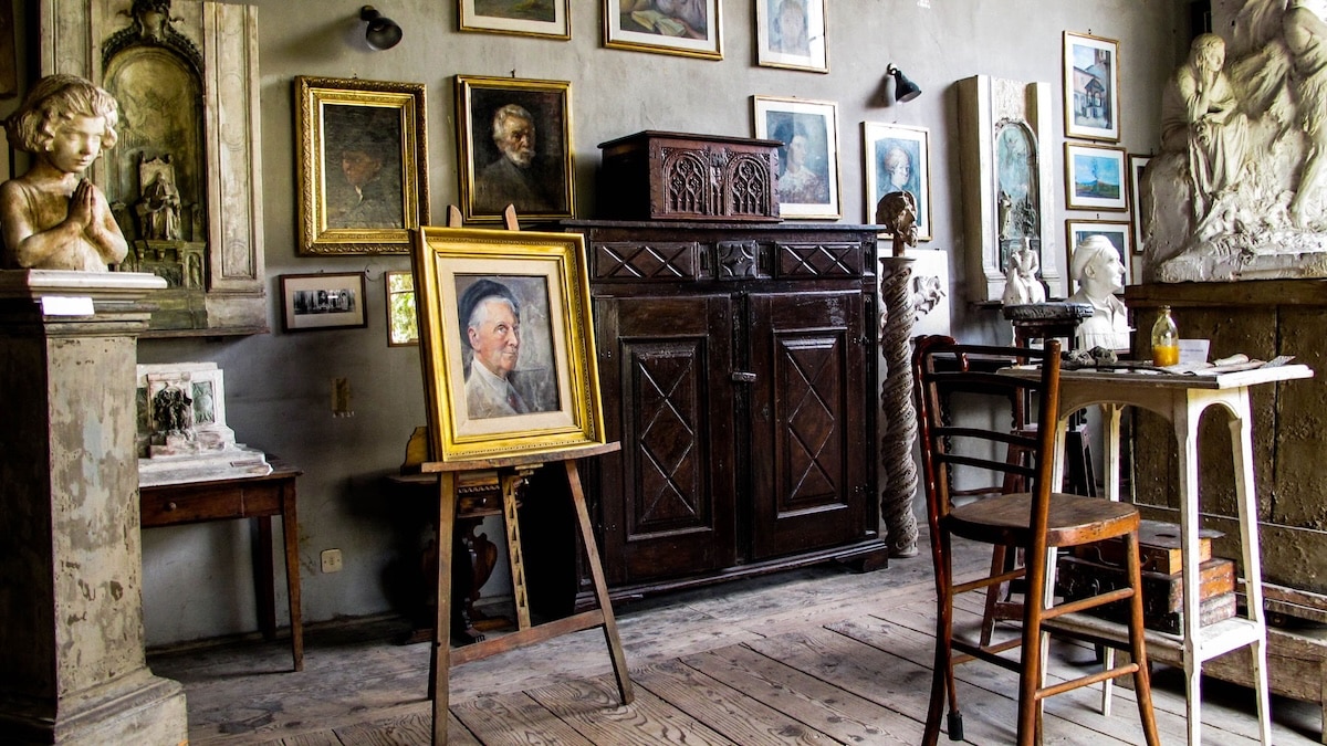 Intérieur du Musée Pietro Canonica à Rome