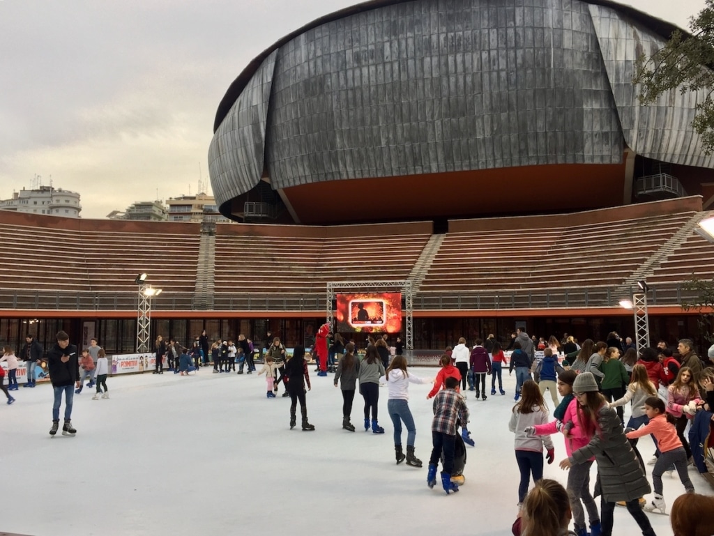 Patinoire de l'Auditorium du Parco della Musica à Rome
