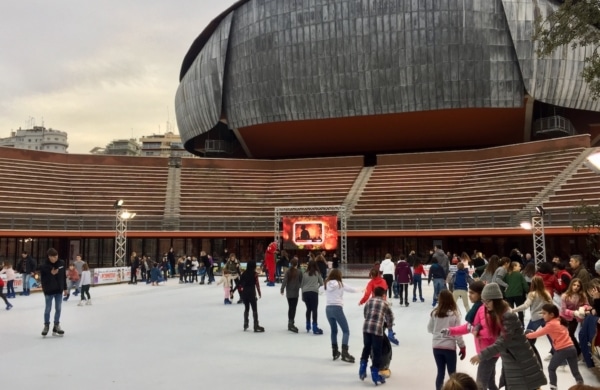 Patinoire de l'Auditorium du Parco della Musica à Rome