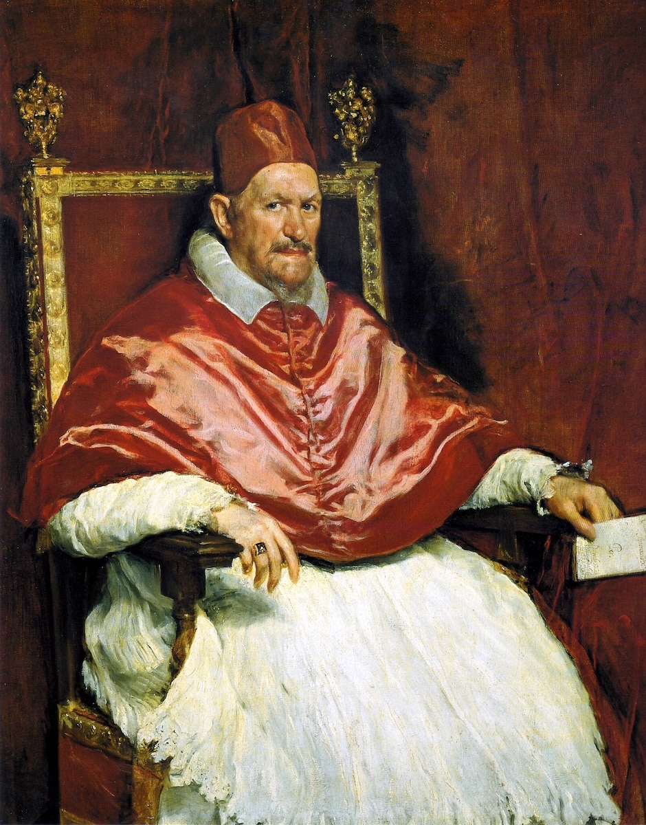 Portrait du Pape Innocent exposé à la Galerie Doria Pamphilj à Rome