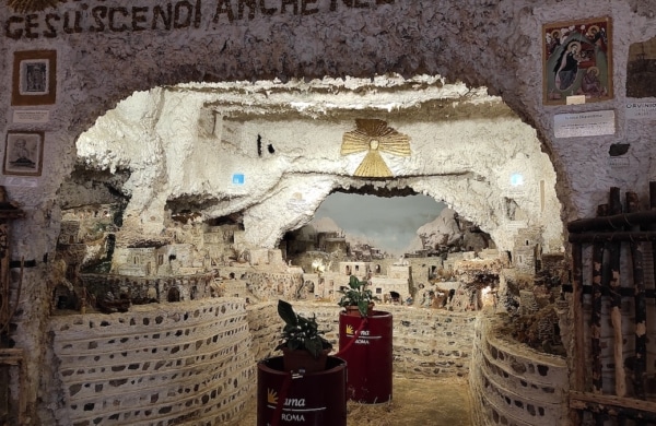 Crèche des éboueurs à Rome