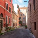 Ruelle colorée dans le Pigneto à Rome