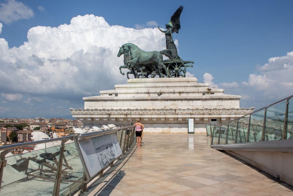 Terrasse du Monument à Victor Emmanuel II à Rome