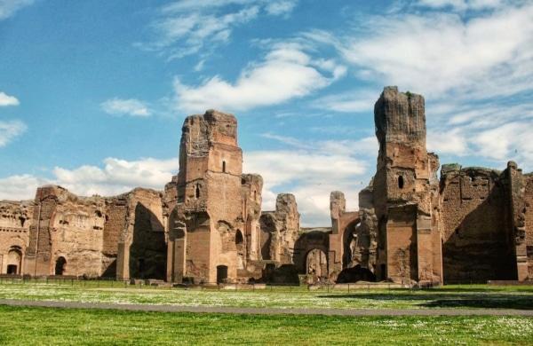 Les thermes de Caracalla à Rome