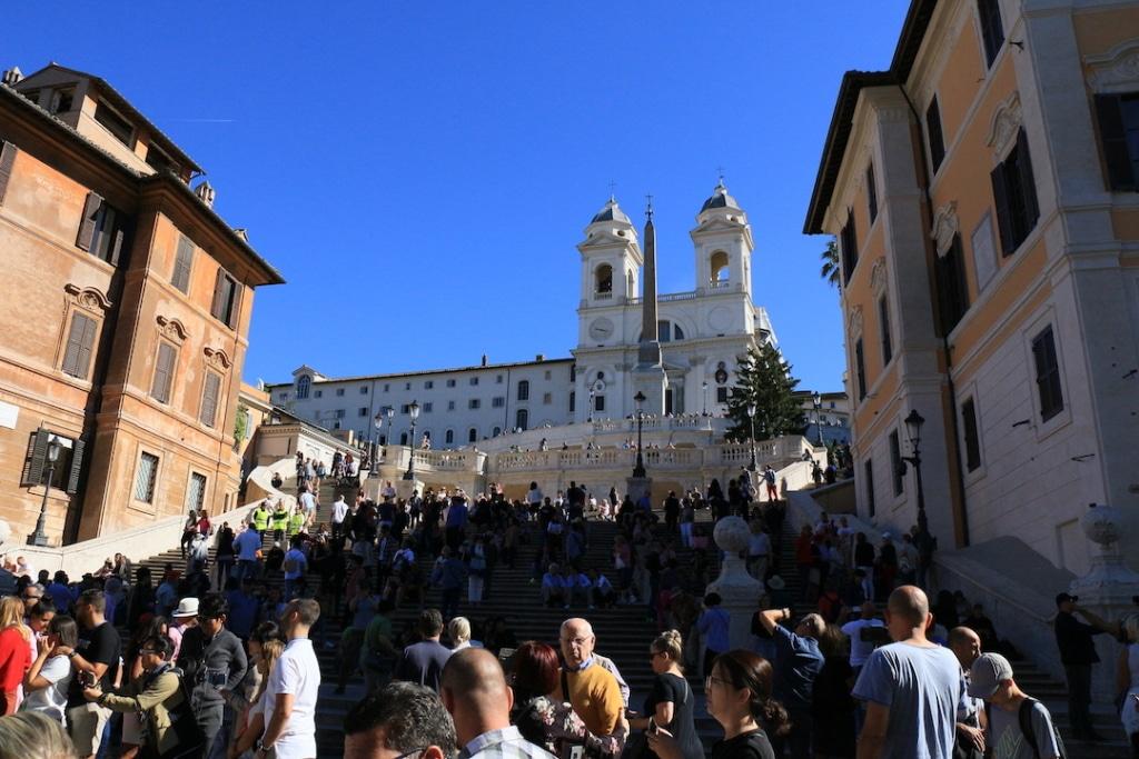 La place d'Espagne ou Piazza di Spagna à Rome