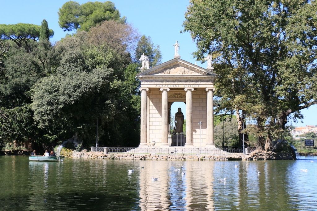 Temple d'Esculape à la Villa Borghese à Rome