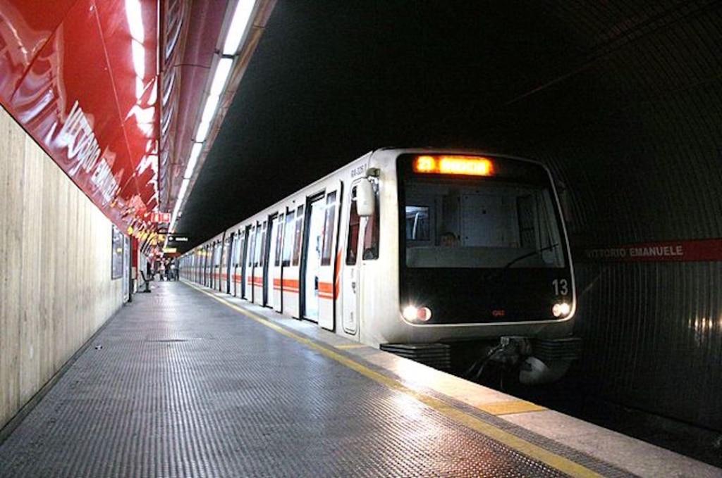 Rame de métro à Rome