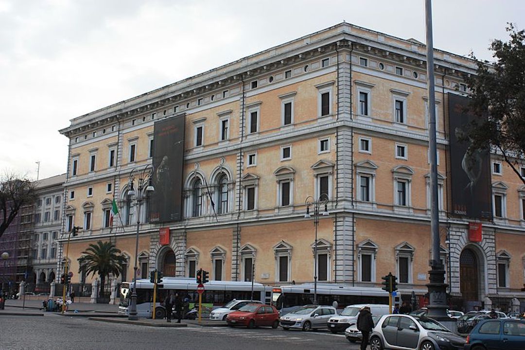 La devanture du Palazzo Massimo alle Terme à Rome.