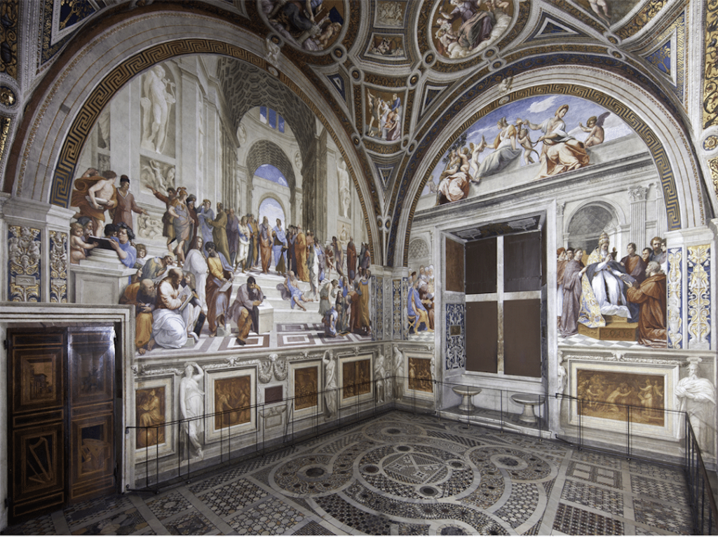 Chambre de Raphaël dans les musées du Vatican