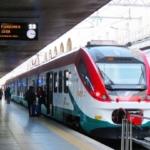 Train Leonardo Express en gare à Rome