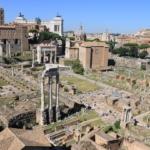 Vue sur le Forum Romain à Rome