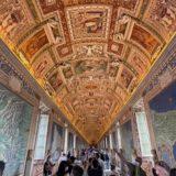 Plafond de la galerie des cartes géographiques au Vatican