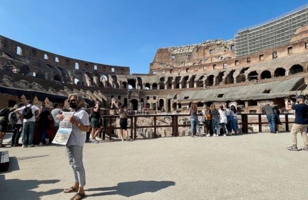 Arène du Colisée à Rome