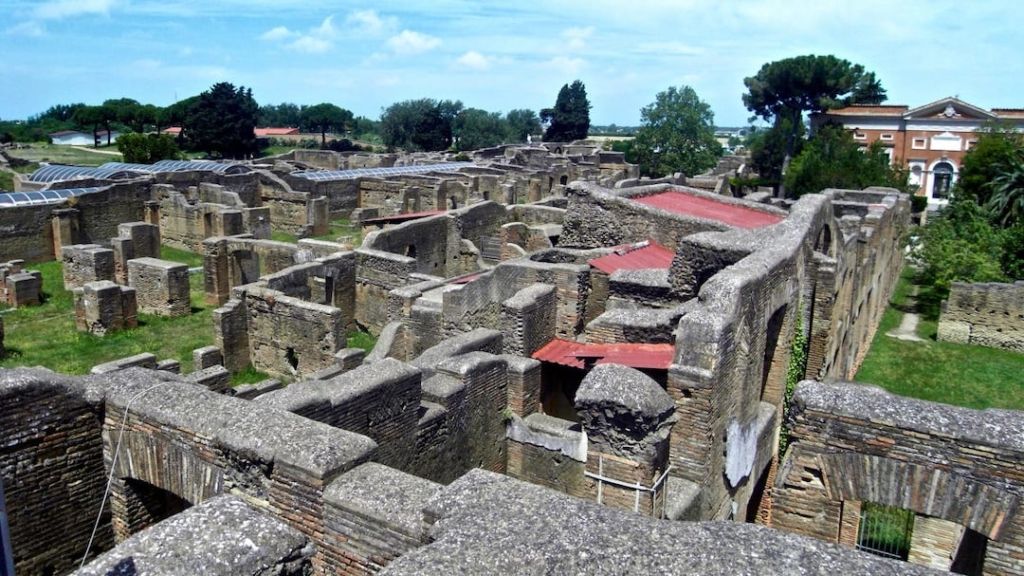 Vestiges de Ostia Antica à Rome