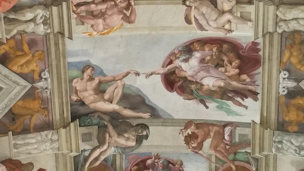 Œuvre de Michelangelo dans la Chapelle Sixtine au Vatican